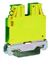 Клемма для заземления с винтовым зажимом DKC Quadro 6мм?, желто-зеленый, ZTO120-RET | код. ZTO120-RET |  DKC